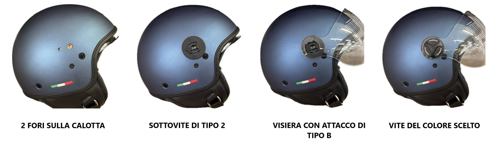 Visiera Duraleu con Kit Viti