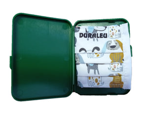 SCATOLA PORTA MASCHERINA + FASCETTA SALVA ORECCHIE