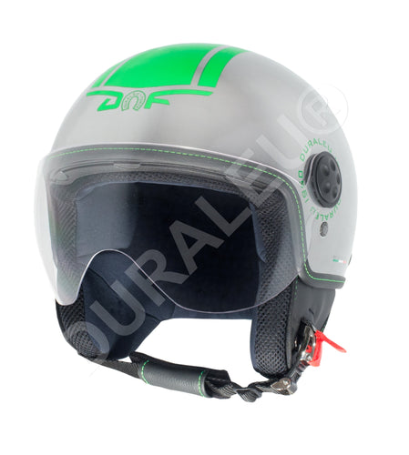 EASY Verde Militare Opaco Duraleu, caschi moto jet vespa, casco moto jet  tornado, caschi moto jet tutte le marche